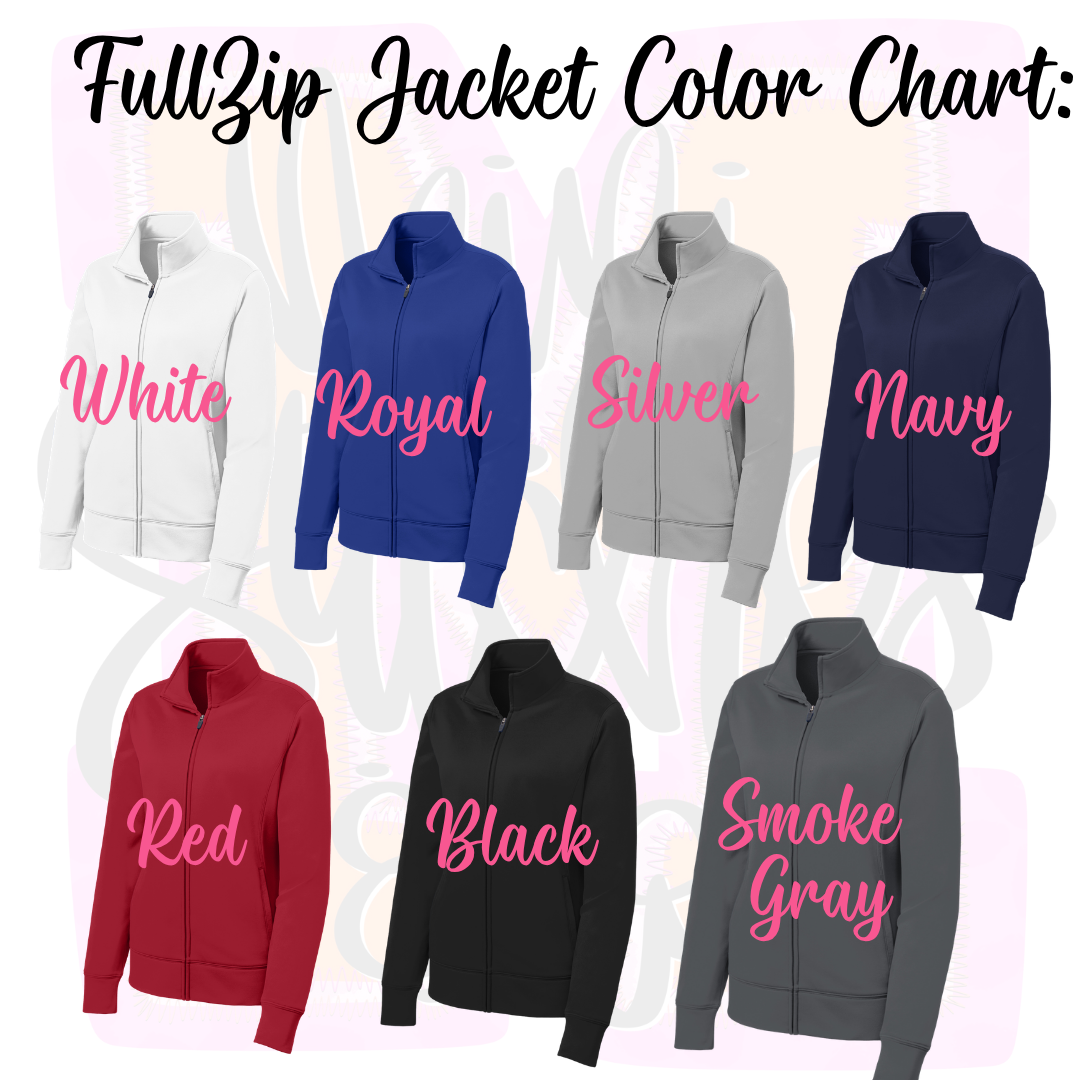 Personalized Healthcare Icons Full Zip Jacket