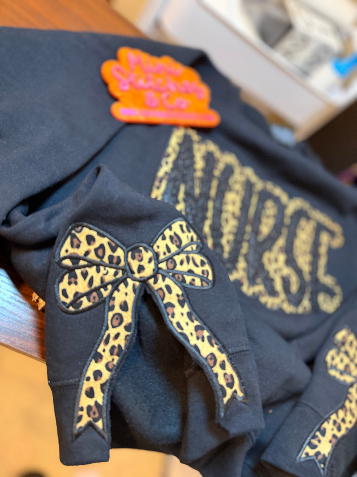Cheetah Luxe Nurse Sweatshirt