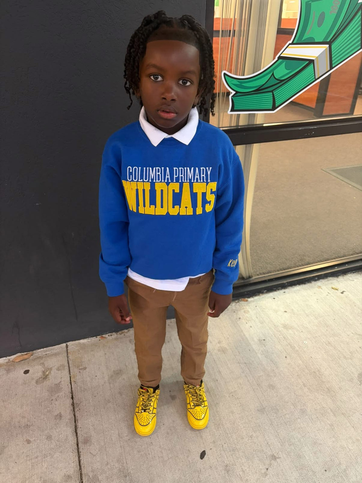 Varsity Fabric Mascot Sweatshirt