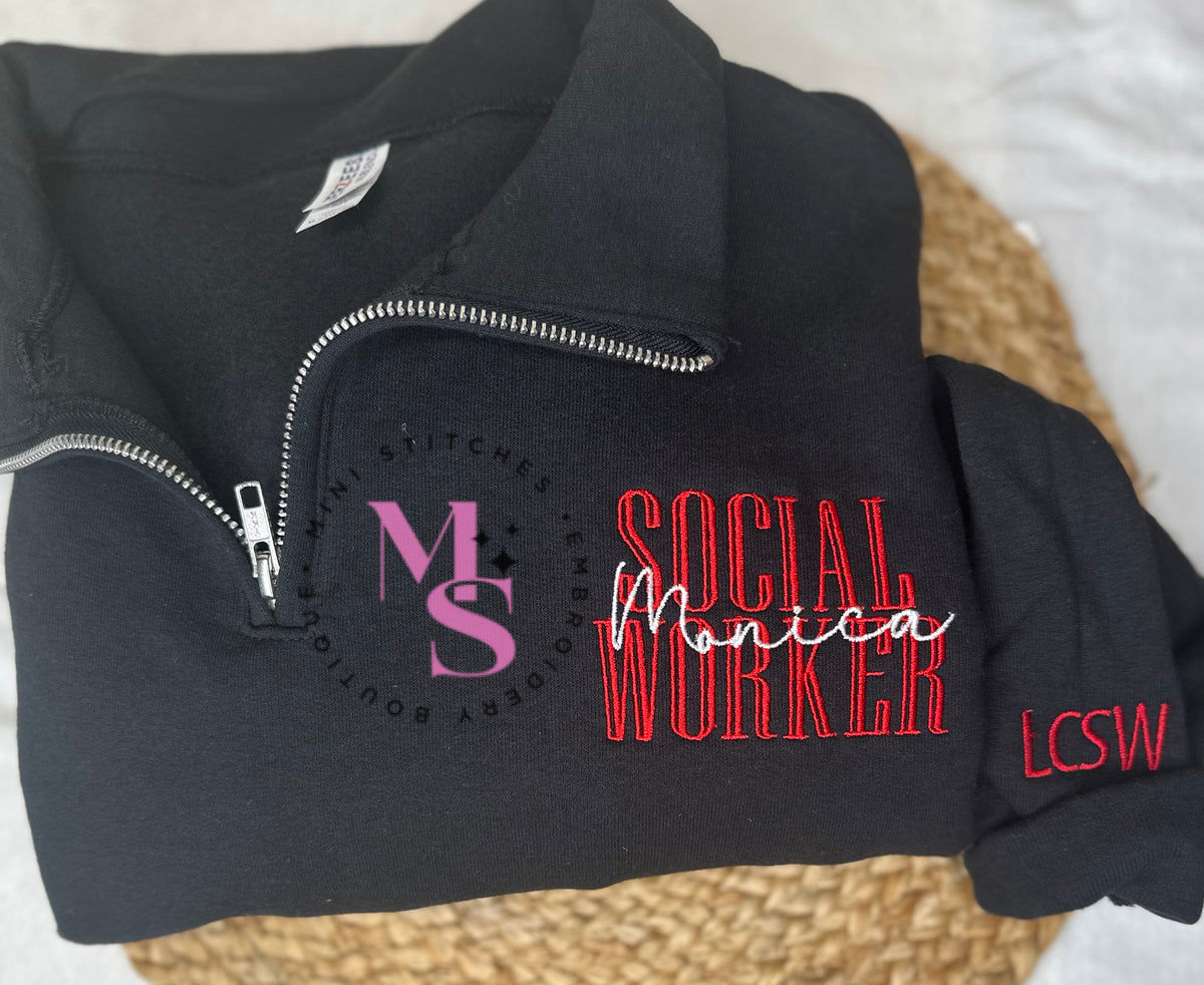 Personalized Title Quarterzip