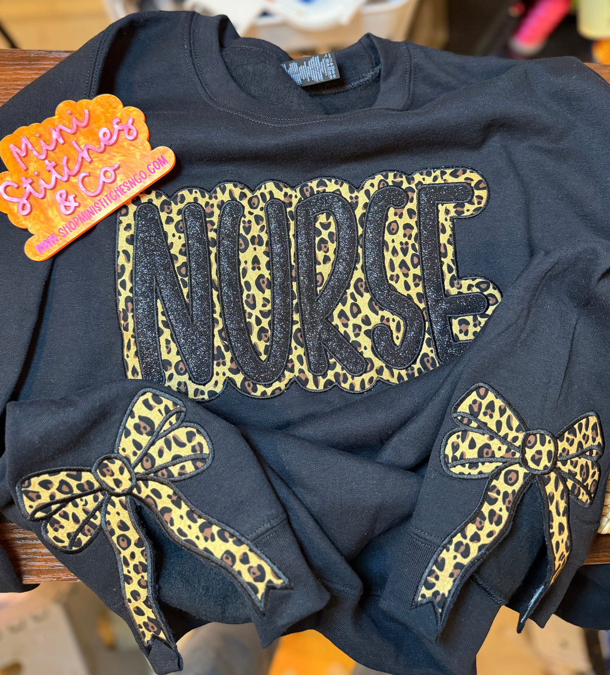 Cheetah Luxe Nurse Sweatshirt