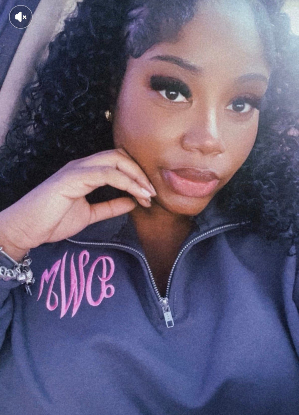 Monogrammed Quarterzip