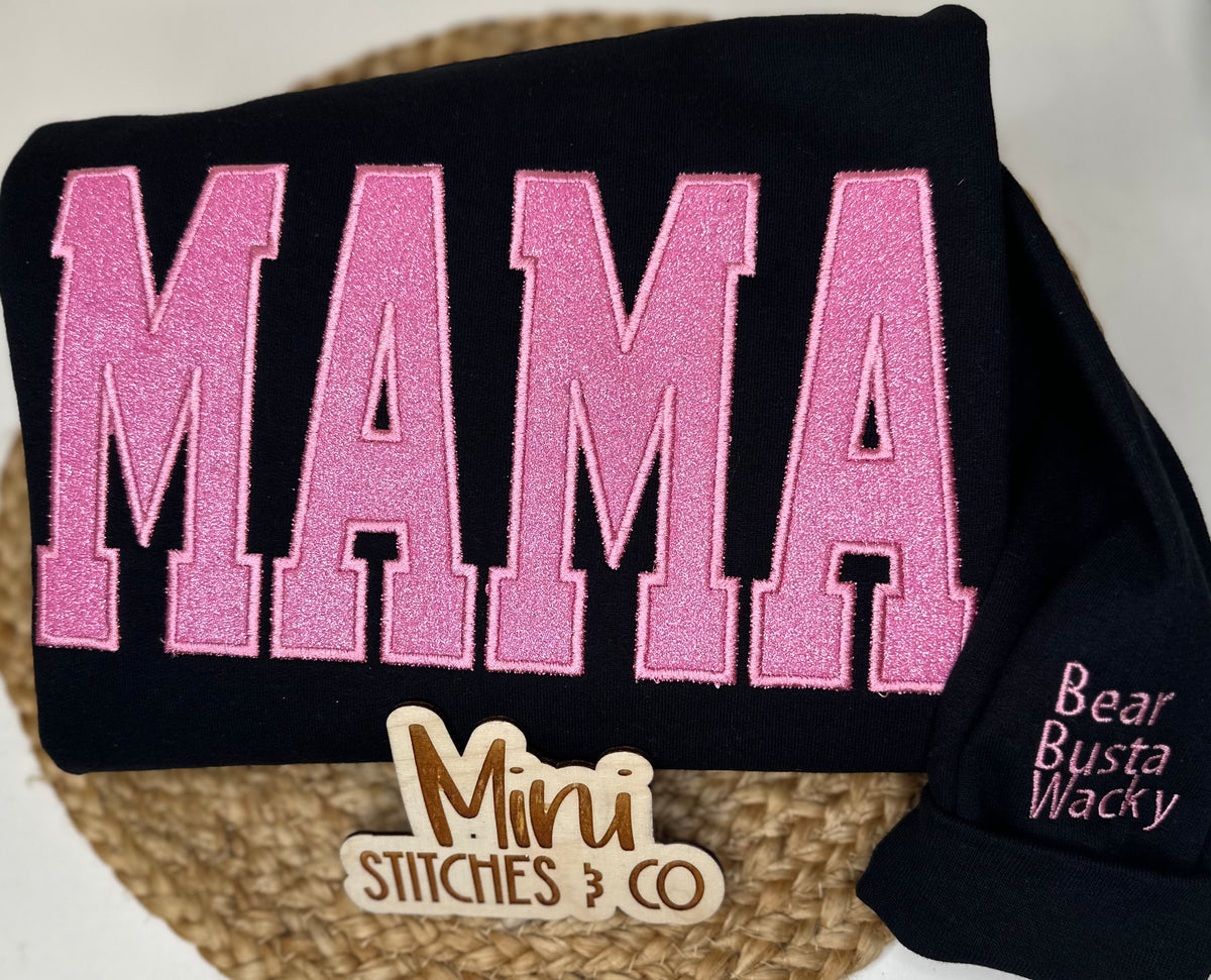 Glitter Title Sweatshirt | MAMA, GRANNY, NANA