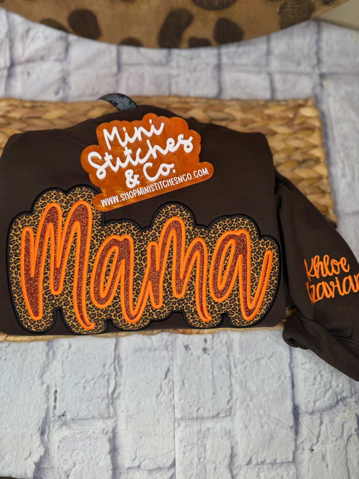 Leopard Luxe Mama Sweatshirt