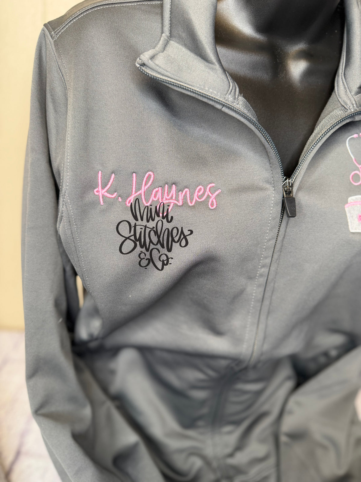 Personalized Healthcare Icons Full Zip Jacket